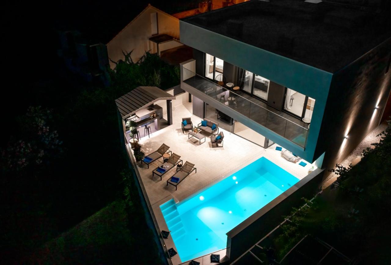 Exclusive Villa Mative Mlini Bagian luar foto